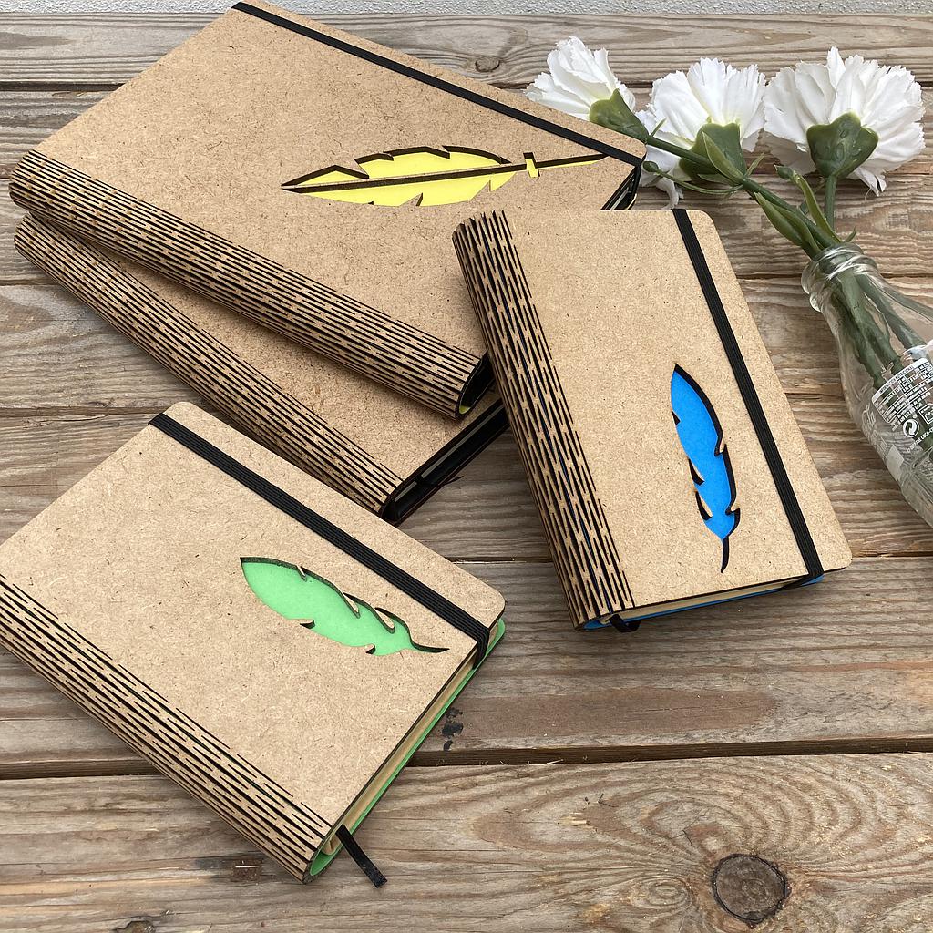 LIBRETA TAPA MADERA