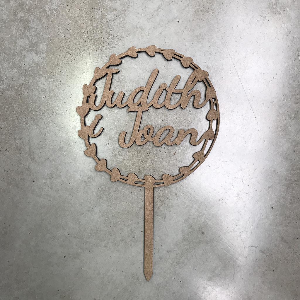 Topper para tartas de DM