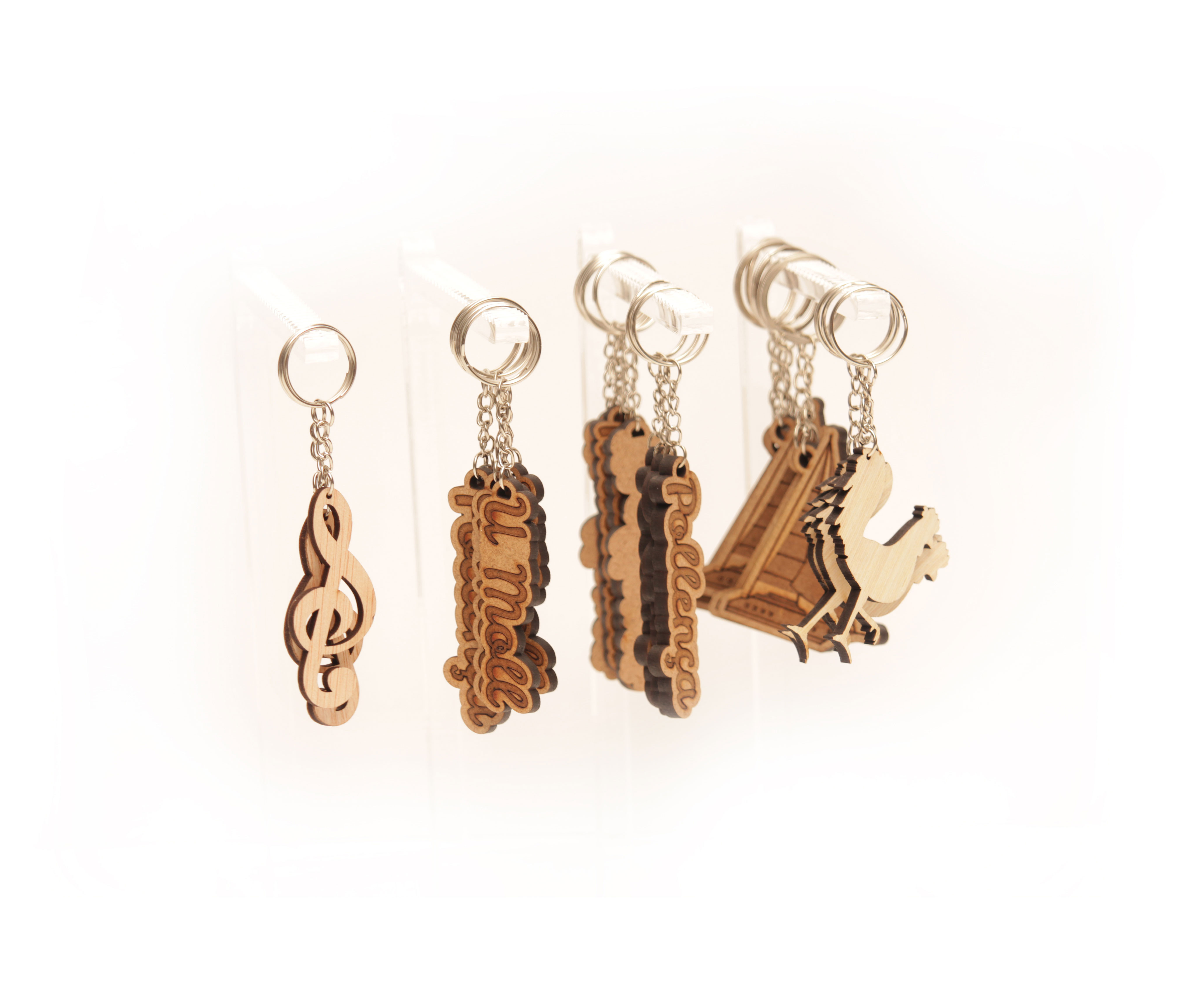 LLAVEROS DE MADERA