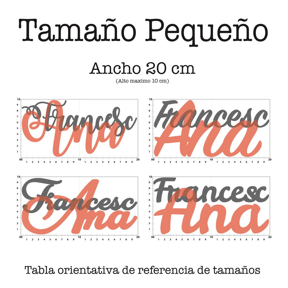 NOMBRE DE MADERA PEQUEÑO