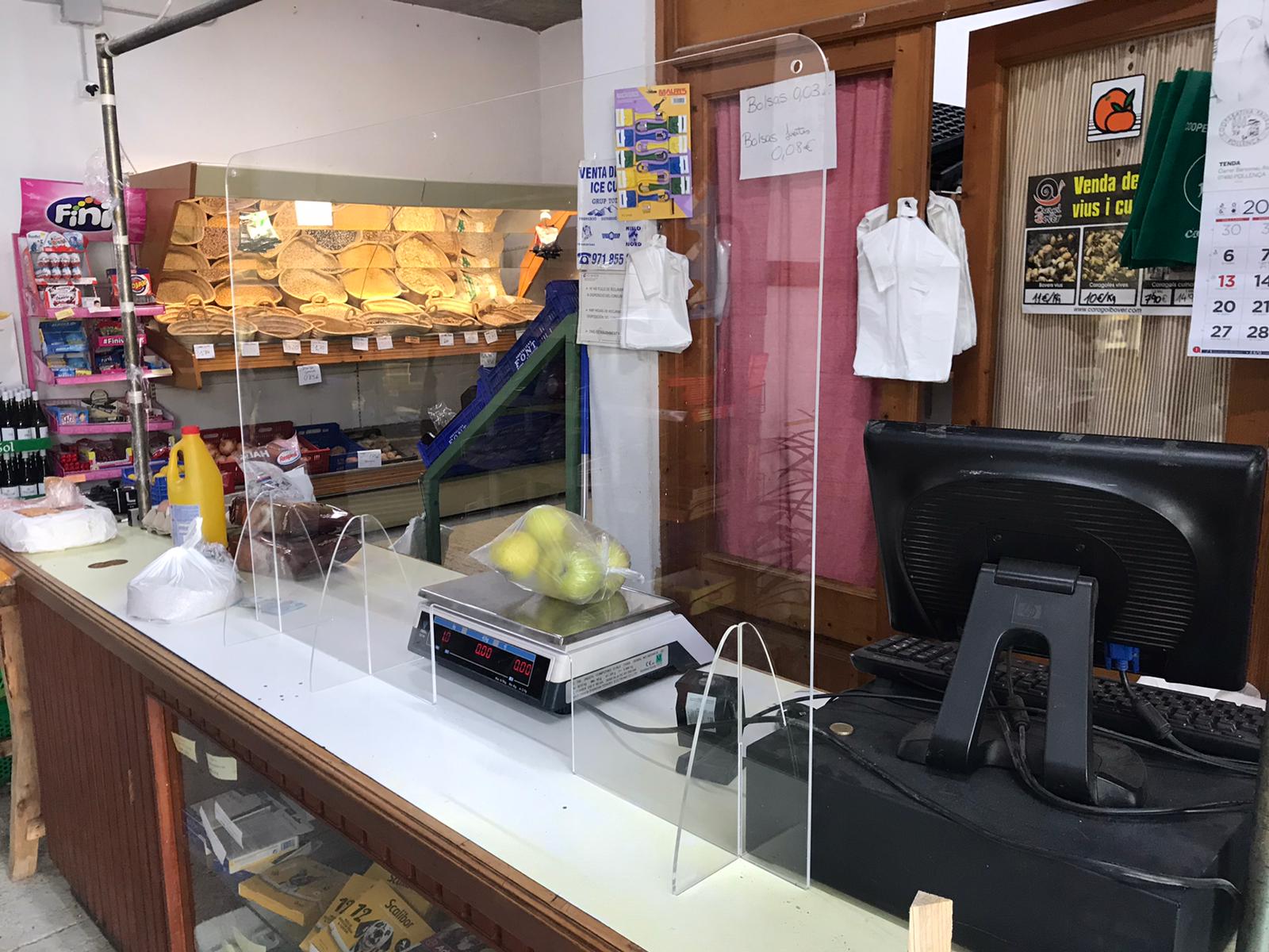 Mampara  5mm anticontagio