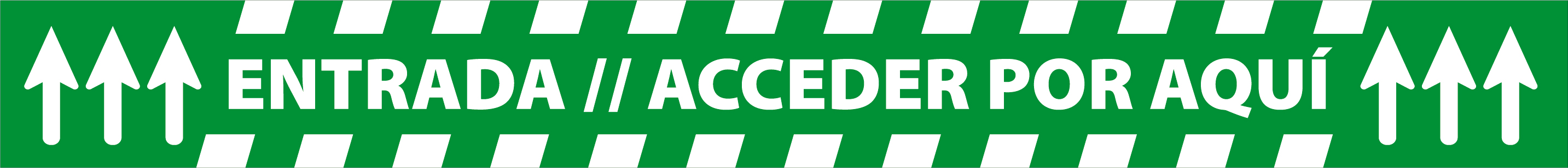 Vinilos señalización 100x10 cm (Especial suelo)