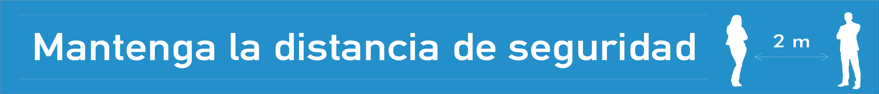 Vinilos señalización 100x10 cm (Monomerico)