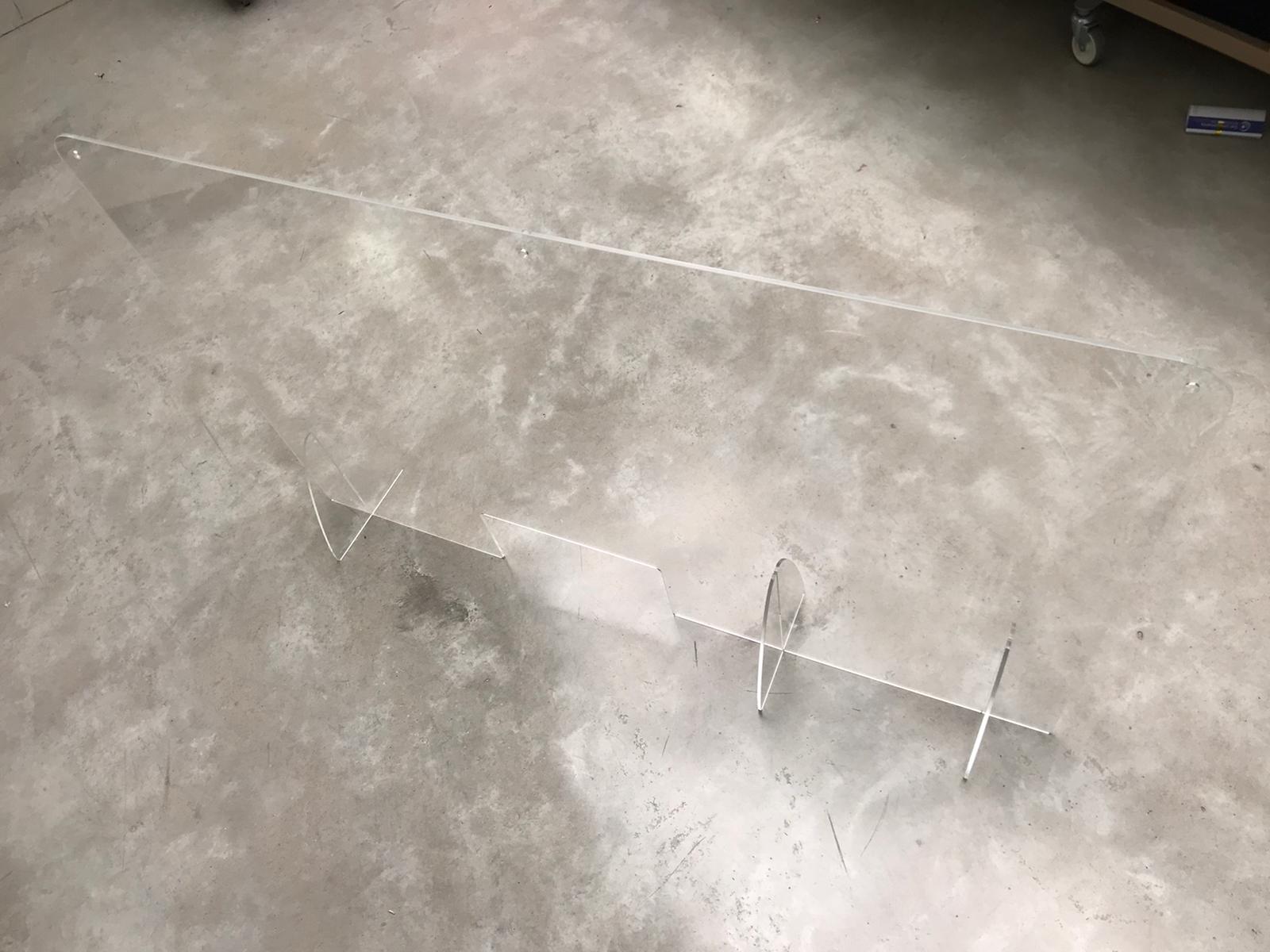 Mampara  5mm anticontagio